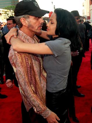 Billy Bob Thornton and Angelina Jolie in June 2000. Picture: AP