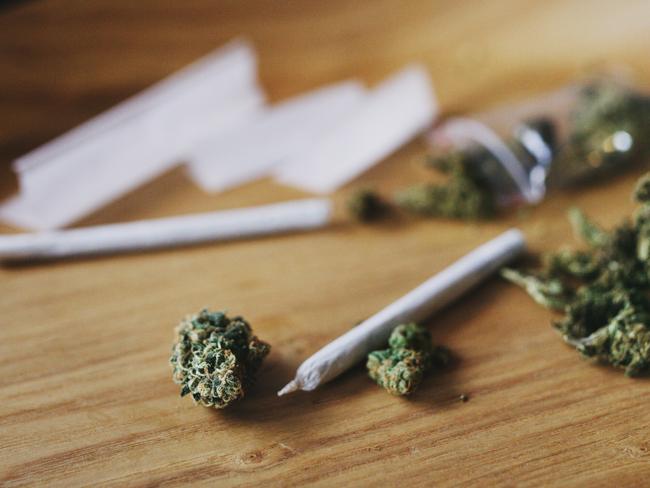 Generic Shot of dried marijuana and a rolled joint. Picture: Istock