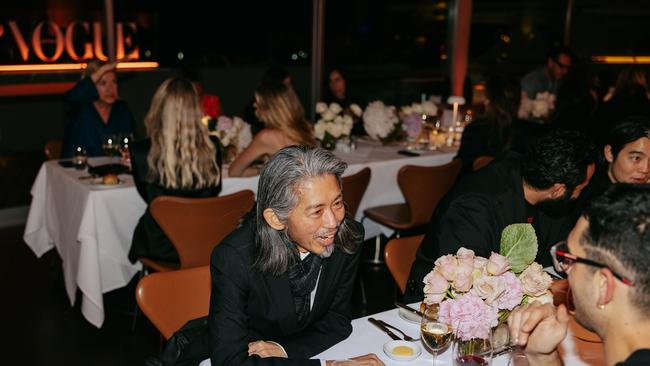 Designer Akira Isogawa at the event. Picture: Liz Sunshine