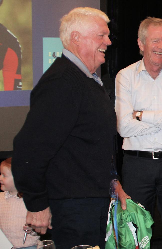 Bill Bond shares a laugh. Picture: Supplied