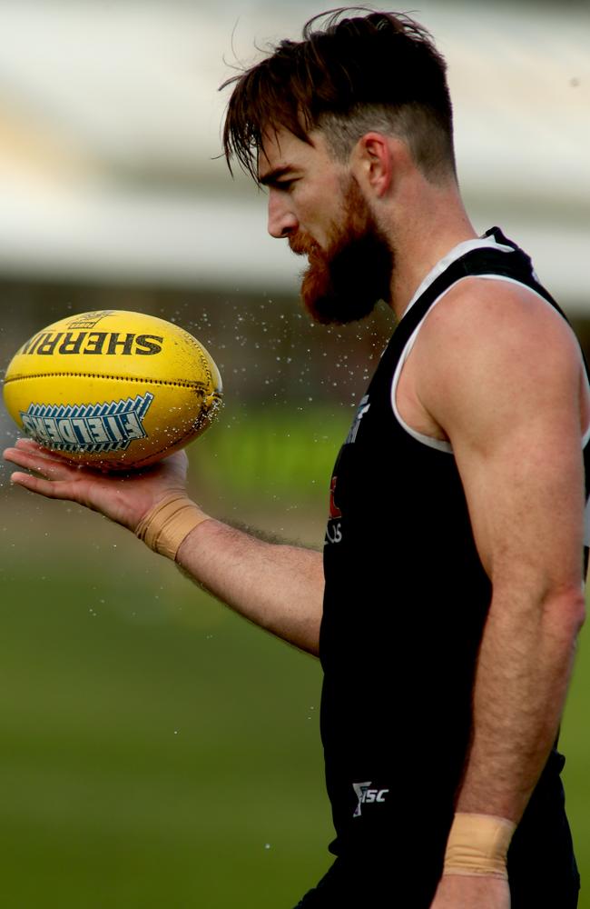 Dixon told Fox Footy this week that he has sought help to work through his mental struggles on and off the field. Picture: Kelly Barnes AAP