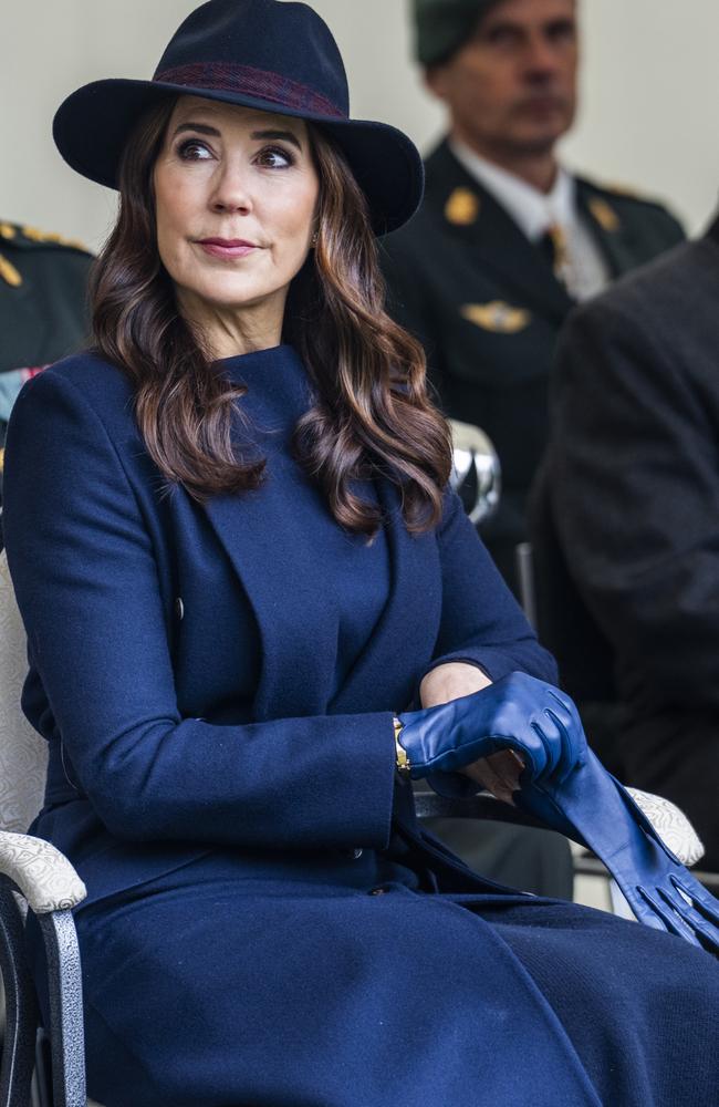 True blue ... the Australian-born royal looks stunning at 52. Picture: Getty Images