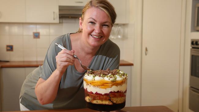 Kate Patterson said her teenaged children loved eating the trifle.