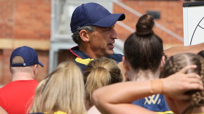 Matthew Clarke believes this AFLW season is tough to predict. Picture: AAP/Emma Brasier.