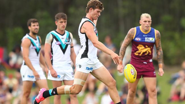 But draftee Mitch Georgiades will get his opportunity. Picture: Chris Hyde/AFL Photos/Getty Images