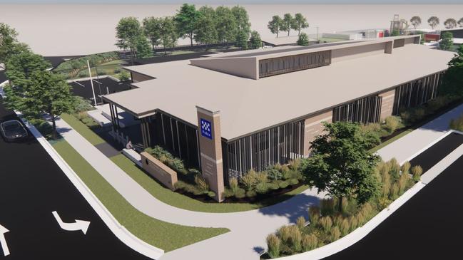 Artist impression of the new Caloundra South police station.