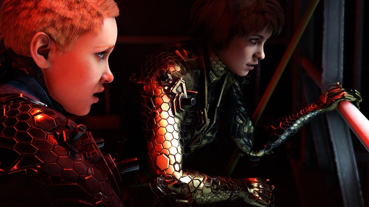 Sophia (L) and Jess (R) Blazkowicz, aka the Terror Twins, are the stars of the latest Wolfenstein game.