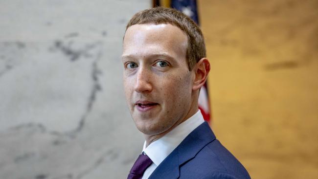 Facebook CEO Mark Zuckerberg has defended the decision not to fact-check political ads. Picture: AFP