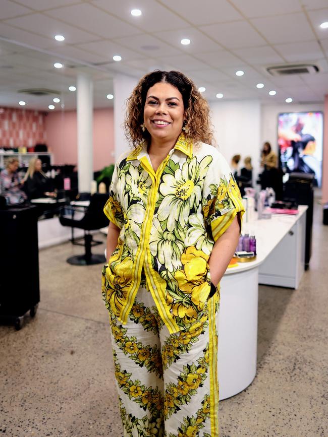 Tokunai Hair founder and owner Krystle Tokunai has been awarded the Queensland Hairdresser of the Year at the Australian Hair Industry Awards. Picture: Brendan Radke