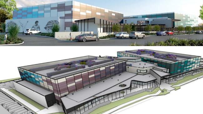 The planned new The Lights basketball stadium for Lightsview.