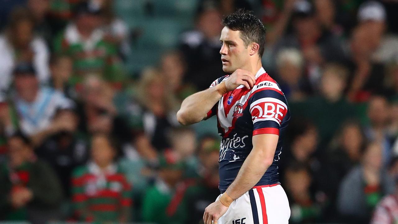 Cooper Cronk’s shoulder injury . (Photo by Cameron Spencer/Getty Images)