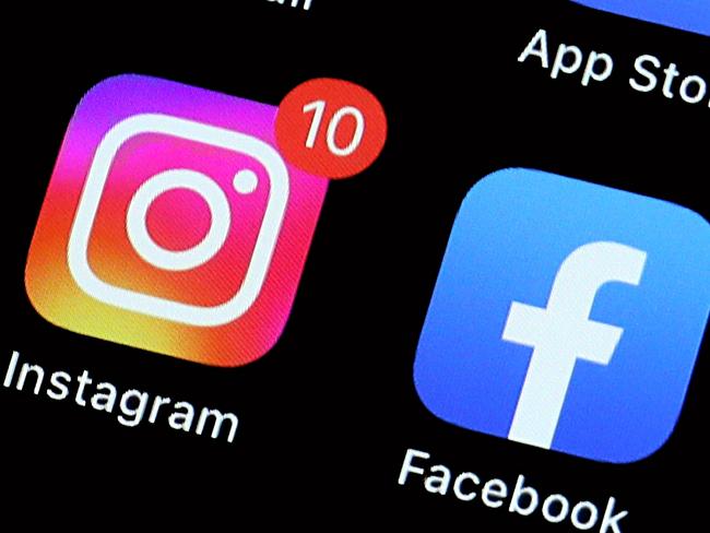 SYDNEY, AUSTRALIA - NewsWire Photos JANUARY 20, 2023: Editorial generic stock image of an iPhone with the popular apps: Instagram, Messenger and Facebook prominent on its home screen. Picture: NCA NewsWire / Nicholas Eagar