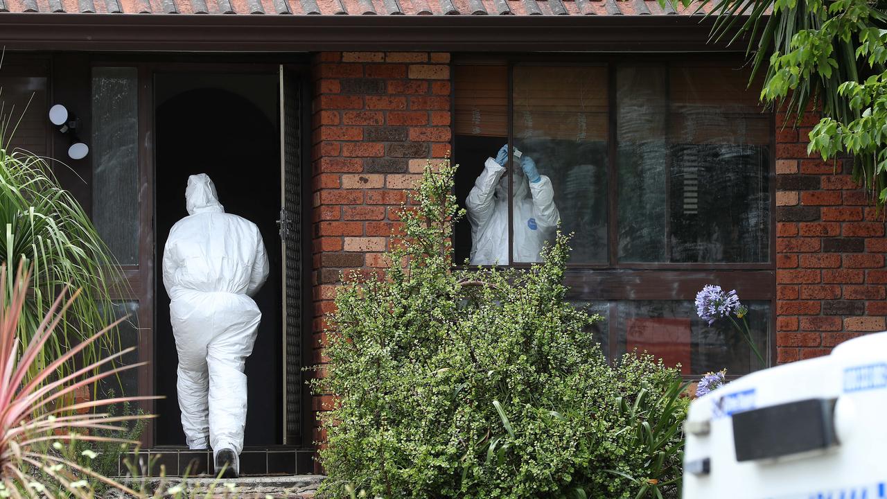 Police have established a crime scene at the house in Cranebrook where Ms Finlay-Jones was found dead. Picture: NCA NewsWire / David Swift