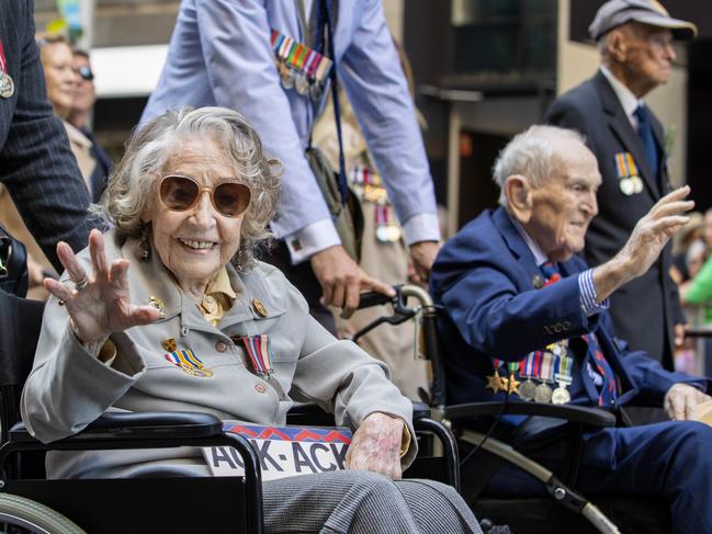 SYDNEY, AUSTRALIA - NewsWire photos APRIL 25, 2023:  Anzac Day parade in Sydney. Picture: NCA NewsWire / Dylan Coker