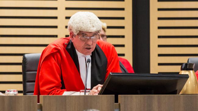 Supreme Court Chief Justice Michael Grant has suspended all new jury trials in the NT until June 5 as a “precautionary measure” in the wake of the coronavirus lockdown. Photo: Emma Murray