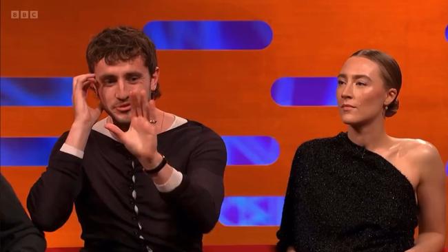 She waited patiently to make her point. Picture: The Graham Norton Show