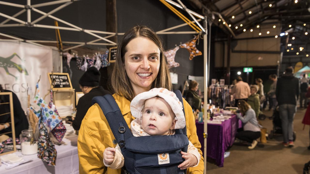 HANGING OUT: Kelly McGillivray with her eight-month-old daughter Adelaide McGillivray. Picture: Kevin Farmer