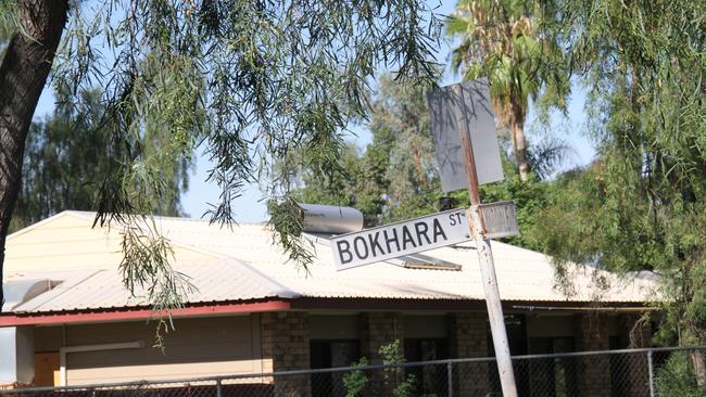 Police responded to an incident where a two-month-old baby was allegedly attacked on Bokhara St on Wednesday. The baby needed to be flown out of Alice Springs to Adelaide for treatment. Picture: Gera Kazakov