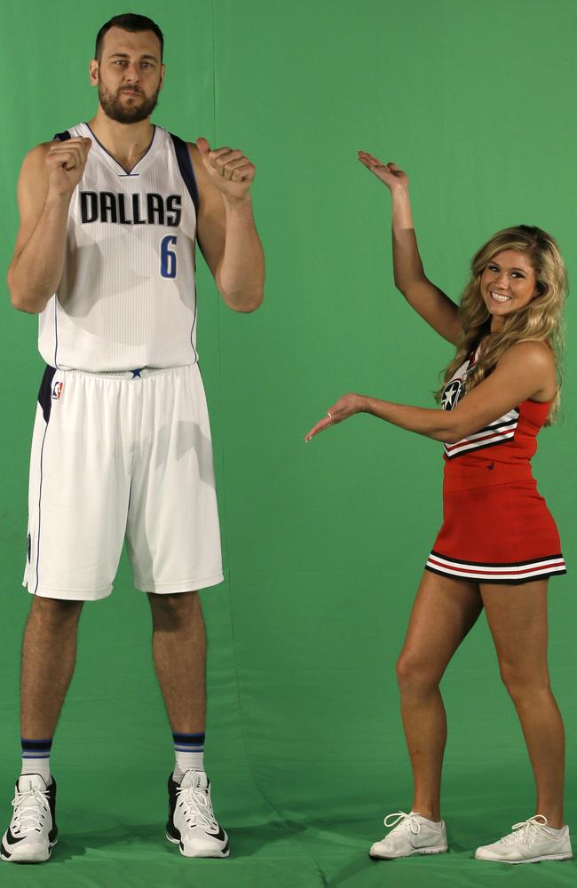 Andrew Bogut is happy to be in Dallas.