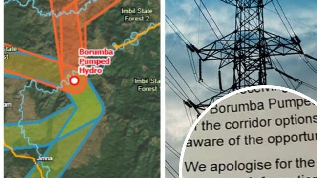 Powerlink and its Borumba Pumped Hydro Team have apologised to potentially affected landholders over its consultation so far around a proposed high voltage transmission line route.