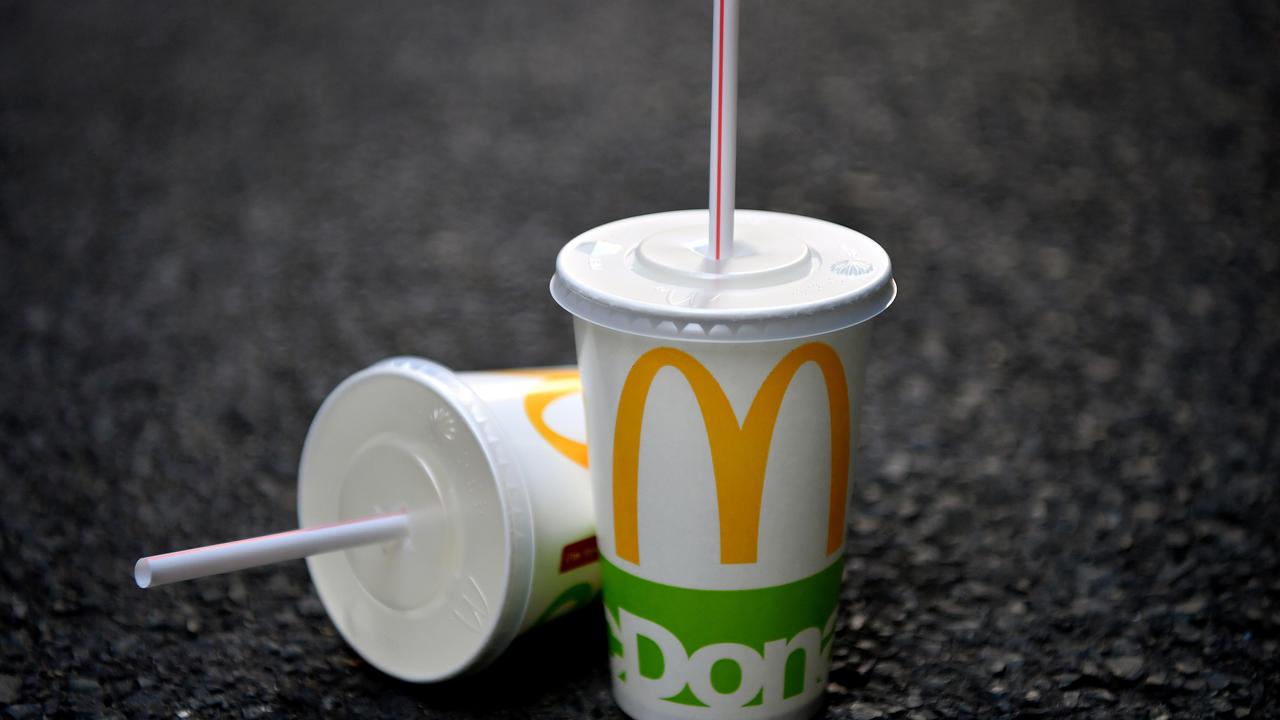 McDonald's will get rid of plastic straws. Picture: Joel Carrett/AAP