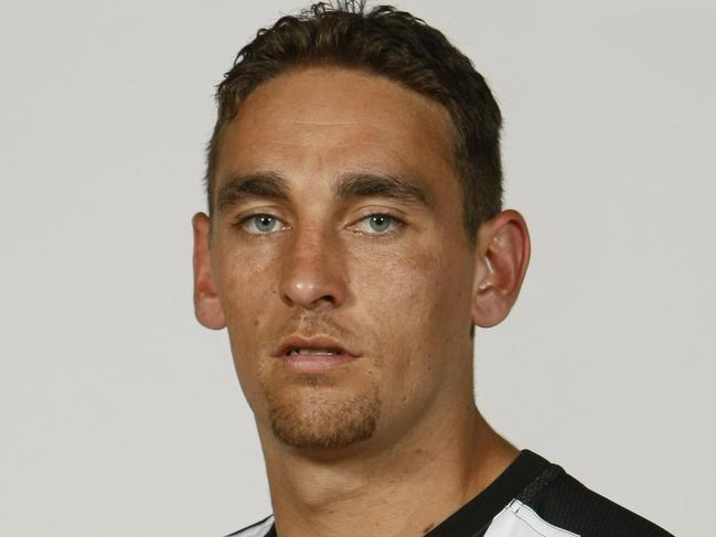 03/02/2009 SPORT: Shannon Cox. 2009. Collingwood Football Club. Headshot.