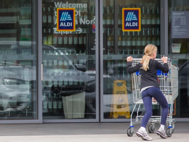 ALDI insists it is cheaper than its competitors. Picture: NCA NewsWire/Paul Jeffers