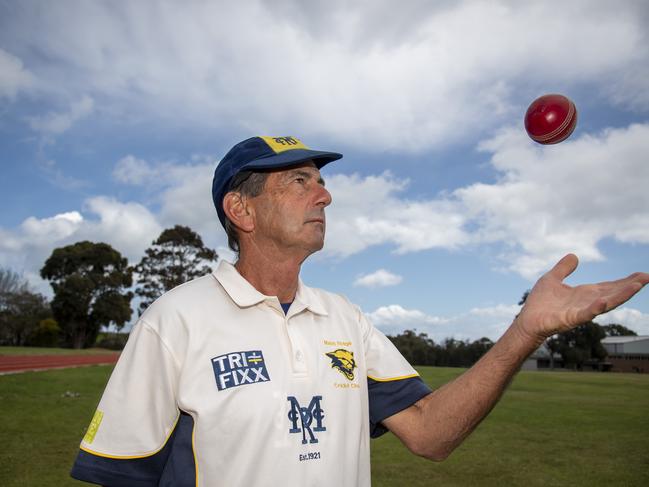 Lloyd Hosking played his first game for Main Ridge in 1965. Picture: Andy Brownbill