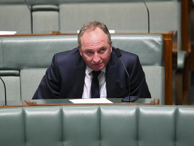 Barnaby Joyce is expected to hold on to the seat of New England. Picture: AAP