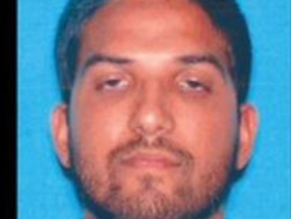 Syed Farook was helped by his wife Tashfeen to kill 14 people. Picture: Supplied