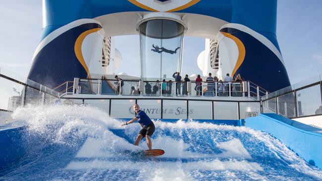 Flow Rider and iFLY. Quantum of the Seas