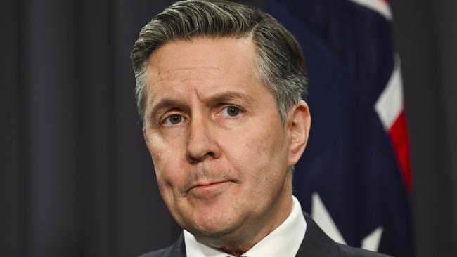 Despite his commitment to fund Genomics Australia, Health Minister Mark Butler is being accused of walking back an election commitment. Picture: NewsWire / Martin Ollman