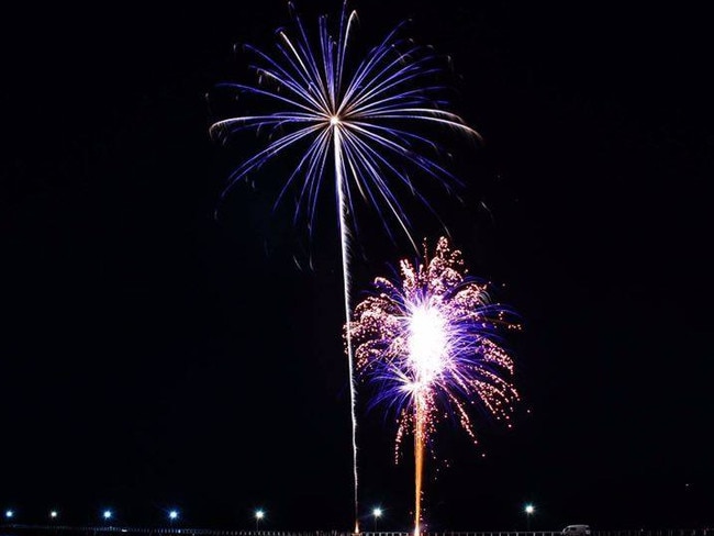 FACEBOOK SA. Reader pic. Semaphore fireworks. Friday night Dec 11, 2015. Picture: Mitchell Gibson. Source Facebook.