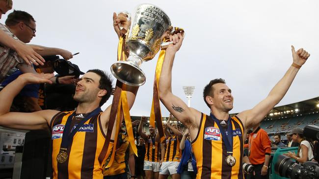 Jordan Lewis and Luke Hodge came through together during the Hawthorn dynasty.