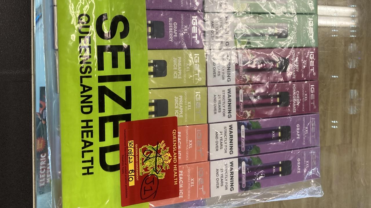 Hundreds of thousands of dollars of illicit tobacco products have been seized by the Sunshine Coast Public Health Unit (PHU) in the first three months of 2024. Picture – contributed.