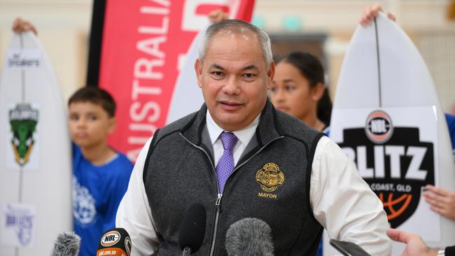 Mayor Tom Tate (Photo by Matt Roberts/Getty Images for NBL)