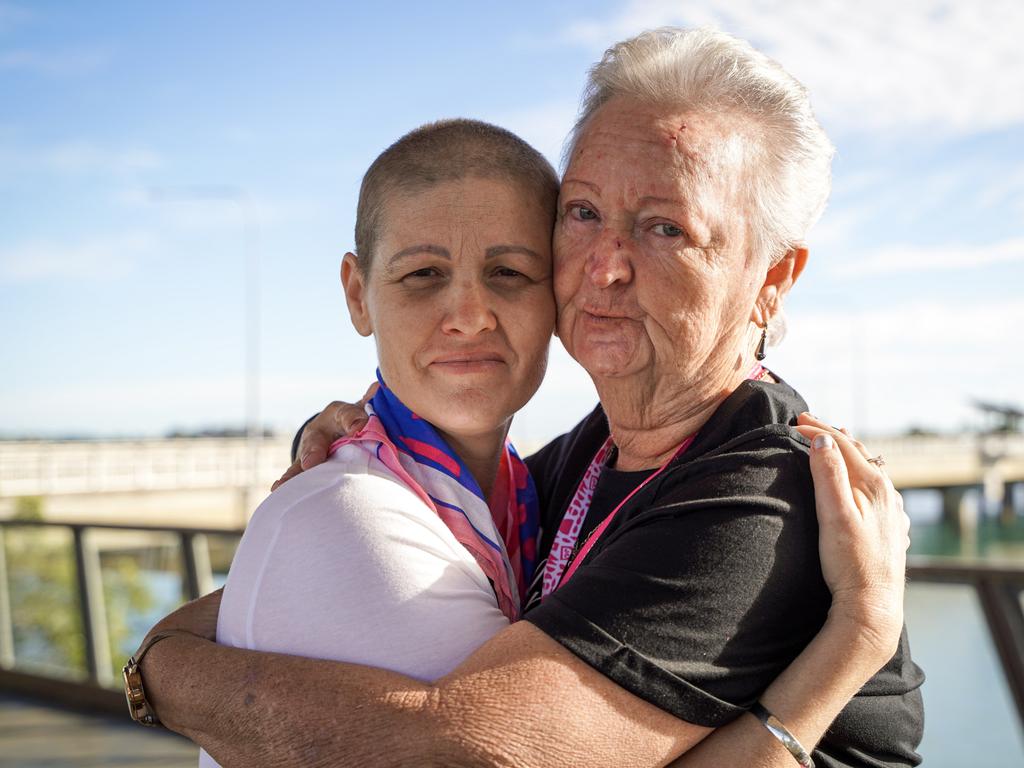 Nicola Sammut with Aunt Joyce Grech. Picture: Heidi Petith