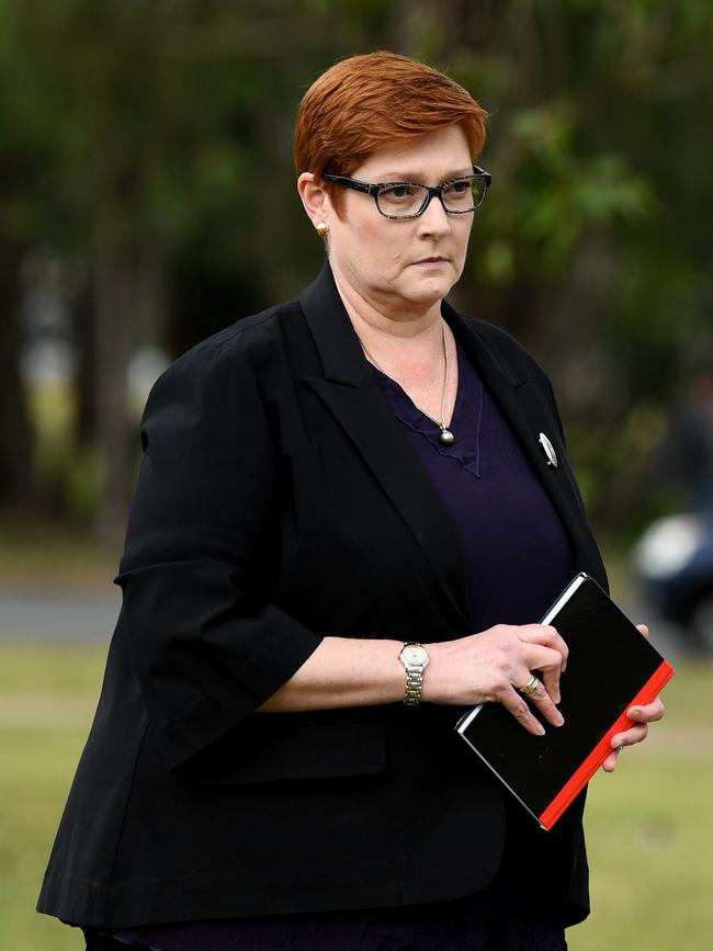 Foreign Affairs Minister Marise Payne. Picture: AAP