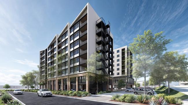 The social housing provider Junction's apartment development at Tonsley in Adelaide's south. Picture: Brown Falconer