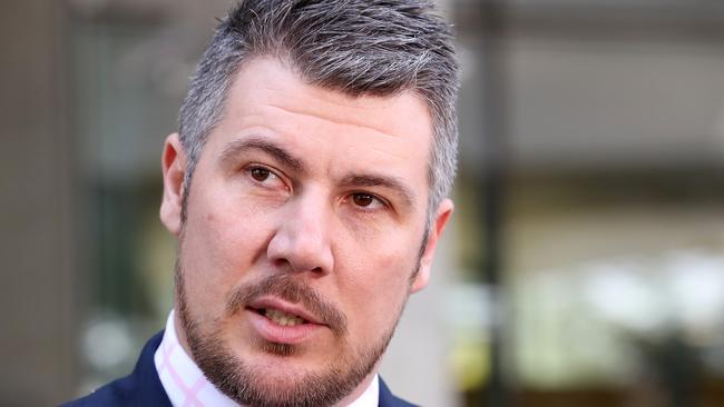 Shaune Irving, who previously worked at Moloney MacCallum Abdelshahied Lawyers, was charged with perjury and making a false declaration earlier this year. Picture: AAP