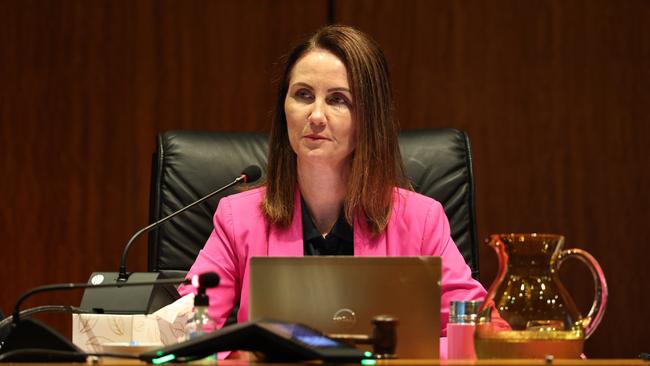 Cairns Mayor Amy Eden chairs a general meeting at Cairns Regional Council Chambers on Spence Street, Portsmith. Picture: Brendan Radke