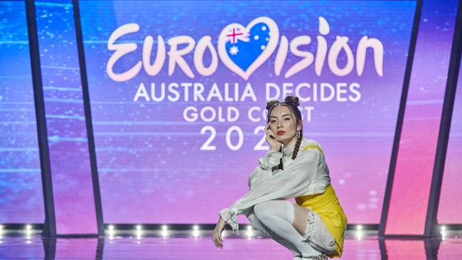 Jaguar Jonze competing at Eurovision 2020 – Australia Decides. Picture: Supplied