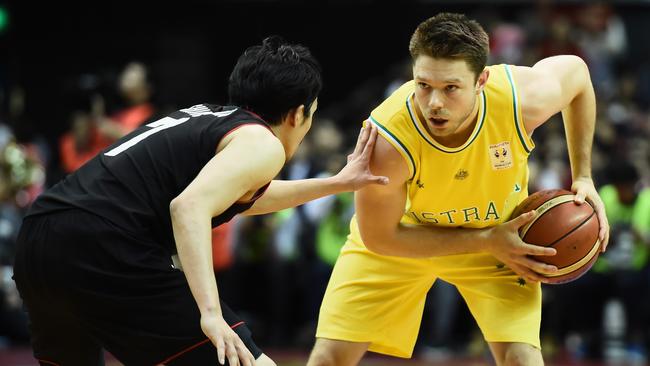 Matthew Dellavedova says it’s time to believe the hype around Aussie basketball. Picture: Getty Images