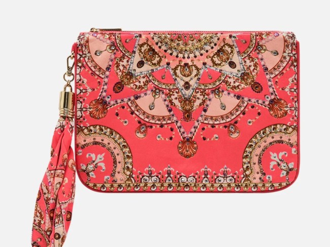 Scarf clutch. Picture: Camilla.