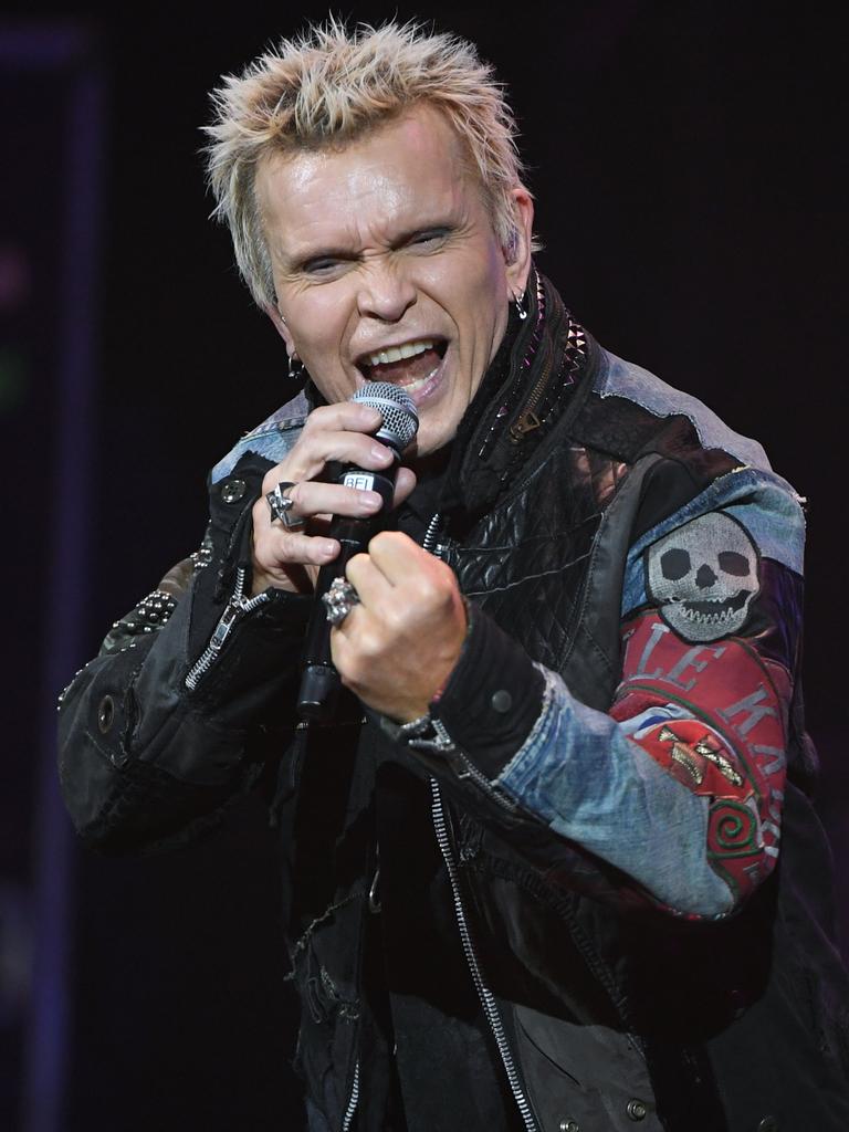 Billy Idol to score Australian Open Live Stage set Daily Telegraph