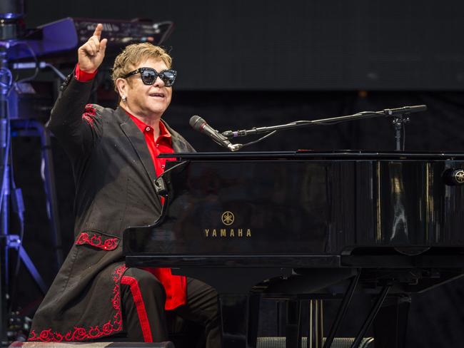 Sir Elton John will be a guest at the royal wedding. Picture: Supplied.