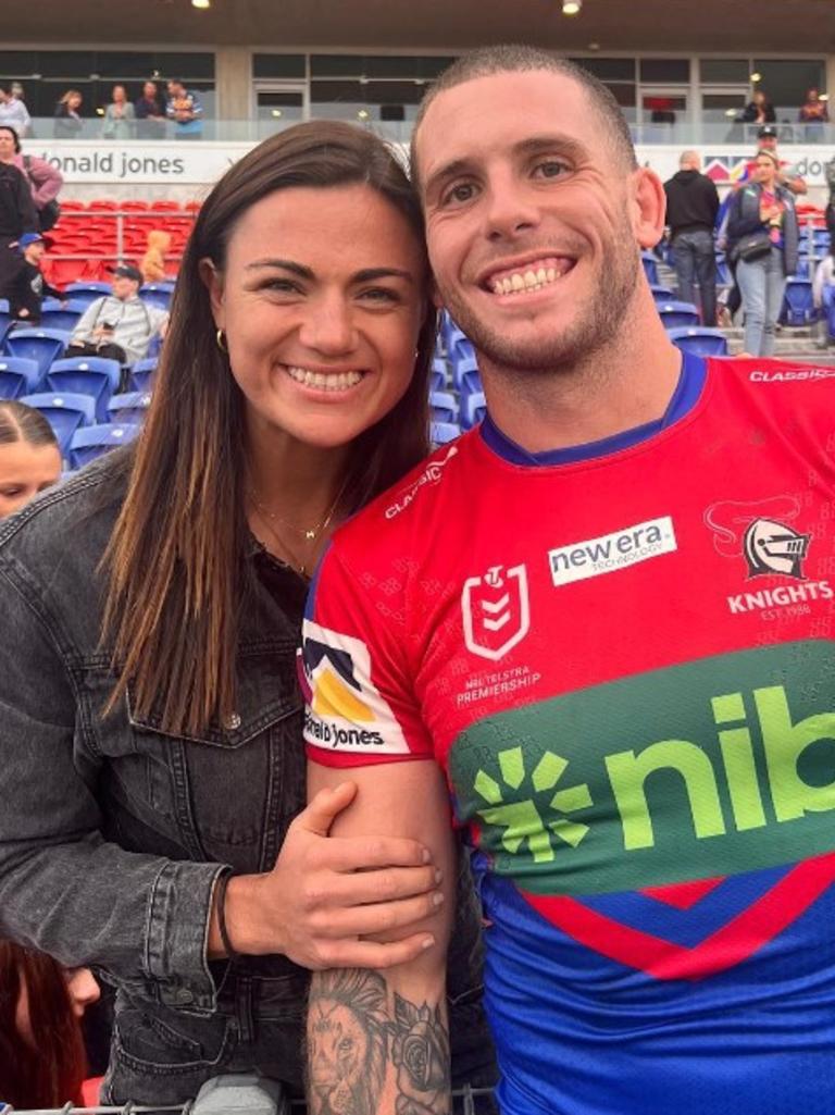 Adam and Millie Elliot married in October last year. Picture: Instagram