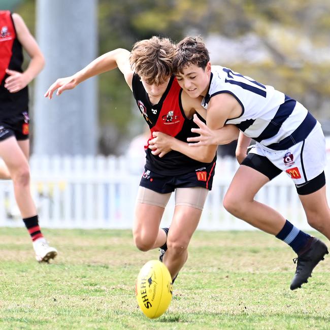 Action from Saturday's McDonaldâ€™s South East Queensland Youth Grand Finals played at Yeronga AFC. 2 September 2023. Picture, John Gass