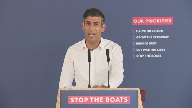 Sunak Says Stop The Boats Plan ‘is Starting To Work Geelong Advertiser