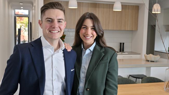 Zac Watts and Nadia Covino make up the Watts team at Noakes Nickolas. Picture: Brenton Edwards